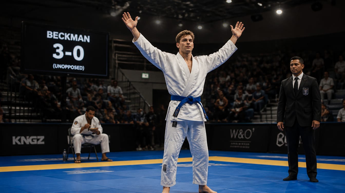 Blue Belt Pays $847 to Win Unopposed Bronze Medal