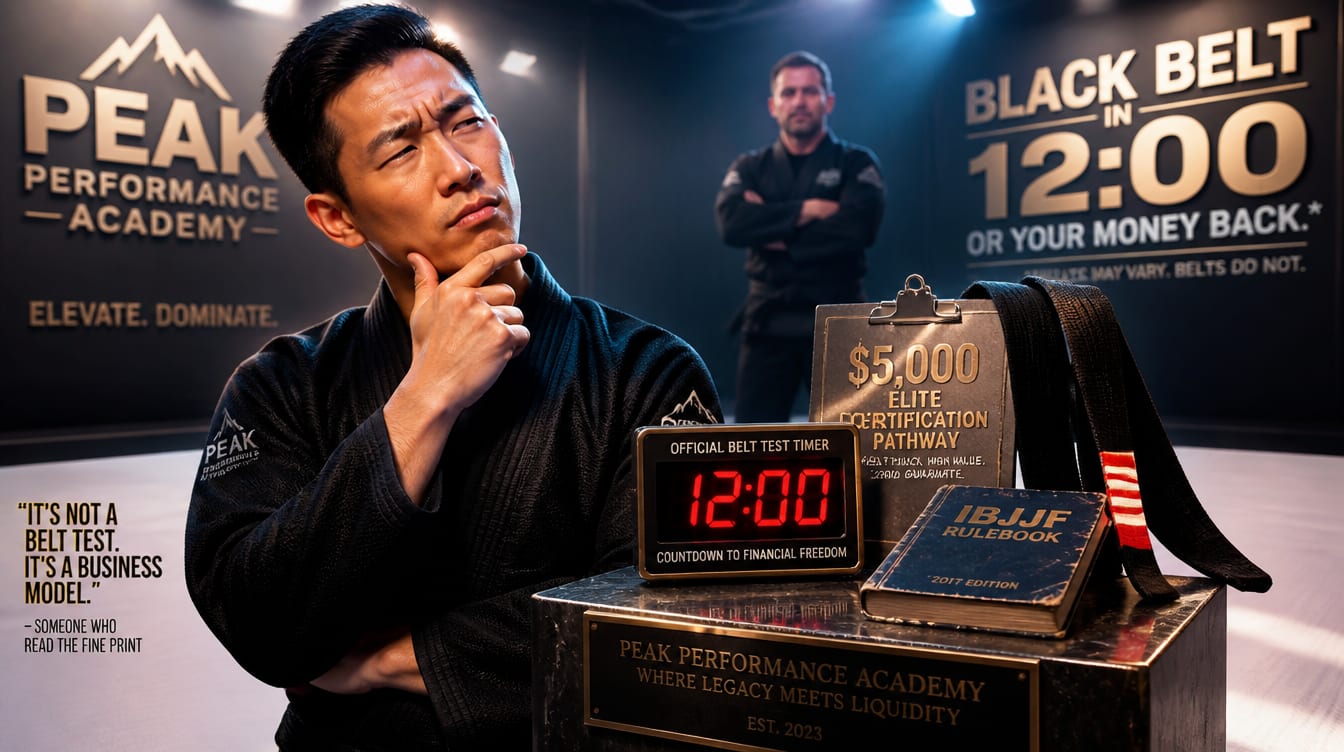 $5,000 Black Belt in 12 Minutes—Peak Performance