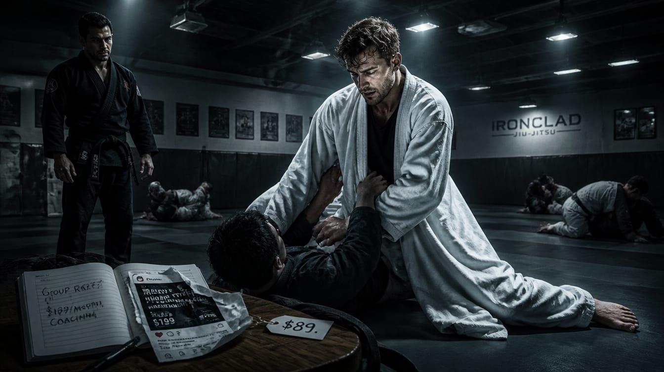 White Belt Pays $199/Month Coaching, Skips Gi